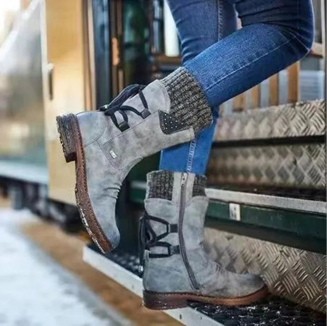 Seraphica | Women's Lace Up Ankle Boots - Image 2