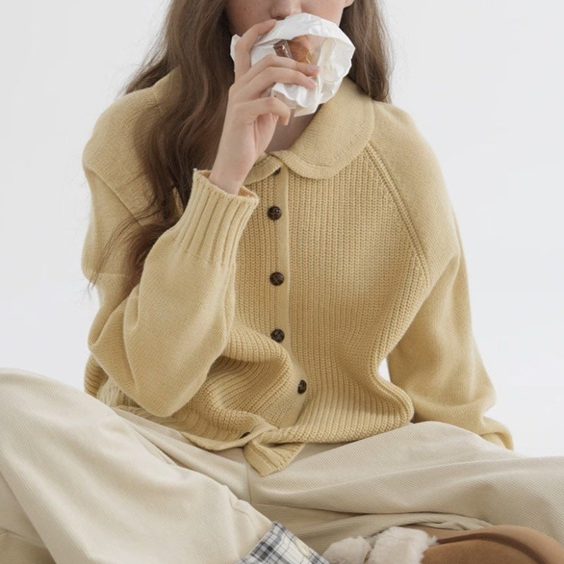 Adelais | Women's Button Up Collared Sweater - Image 2