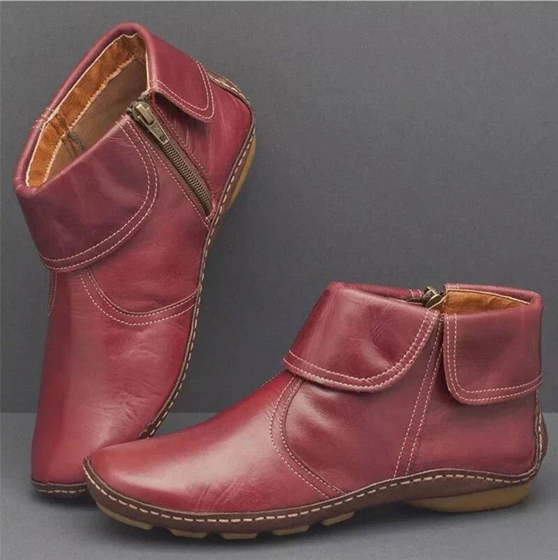 Arvena | Women's Chelsea Ankle Boot - Burgundy - Image 1
