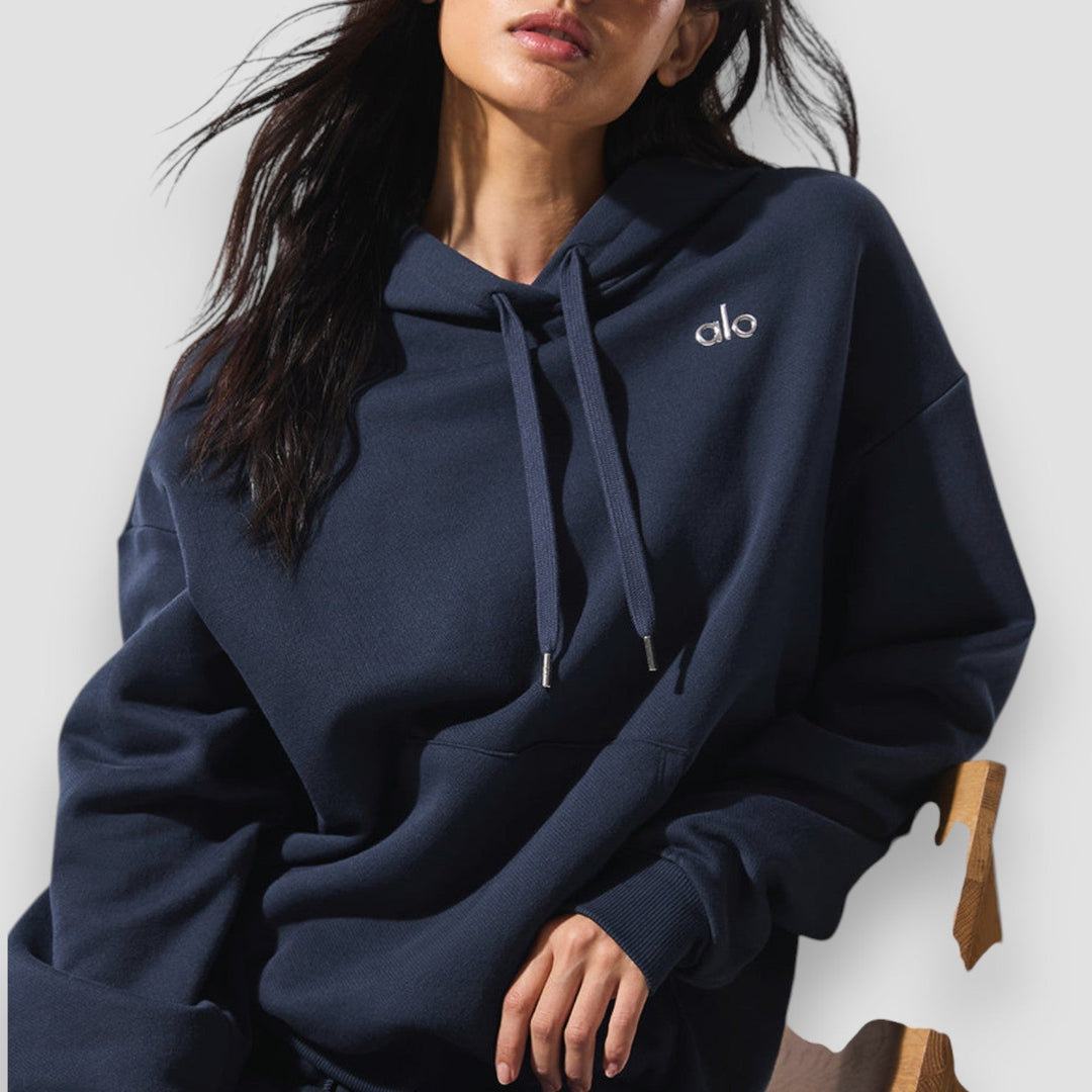Brianna | Women's Pullover Hoodie - Navy - Image 1