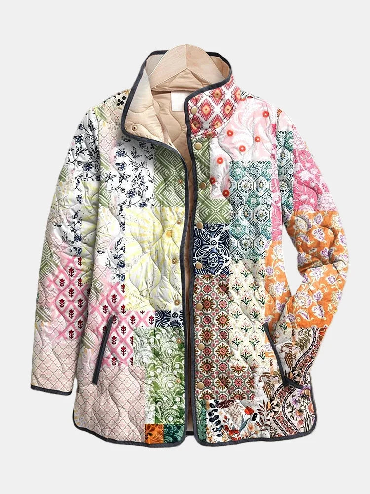 Calliandra | Women's Quilted Patchwork Jacket - Image 1