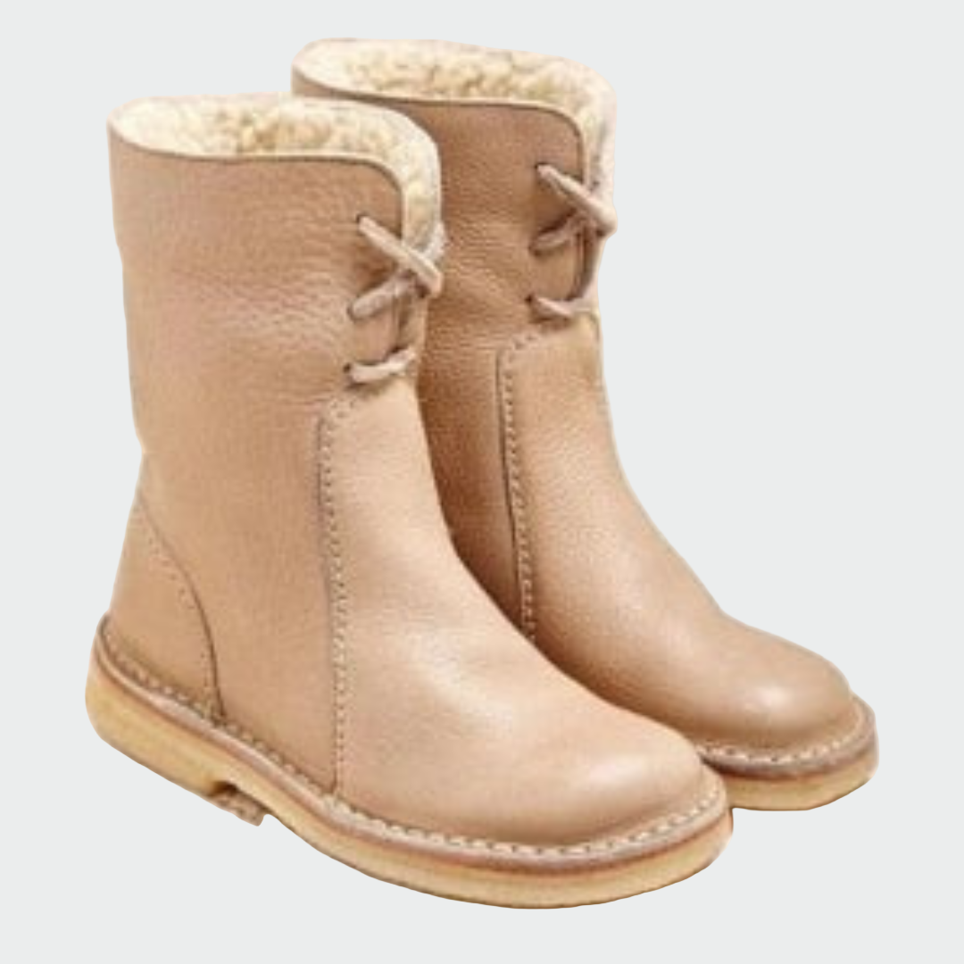 Calveth | Women's Chelsea Ankle Boots Shearling-Lined - Camel - Image 1