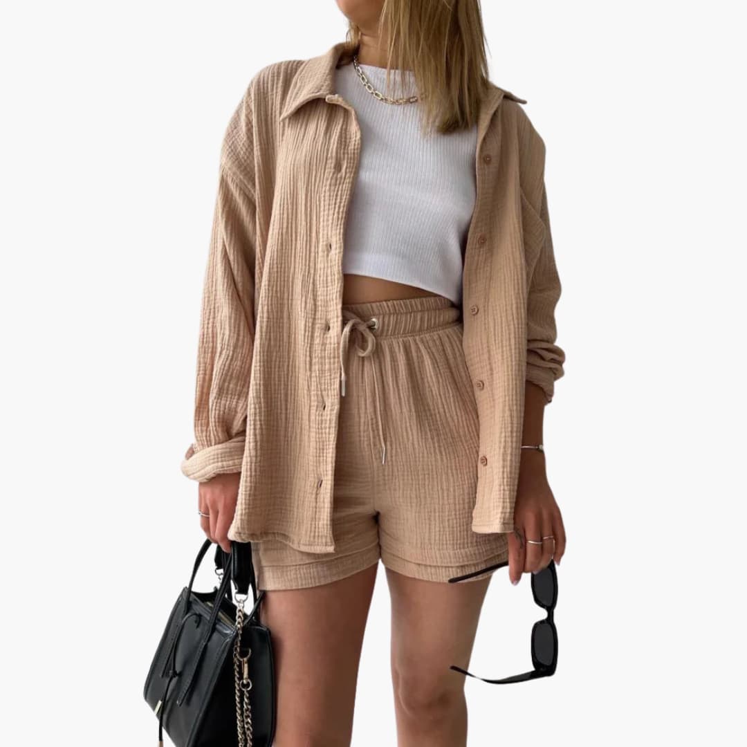 Camille | Women's Relaxed Fit Two Piece Set - Image 1