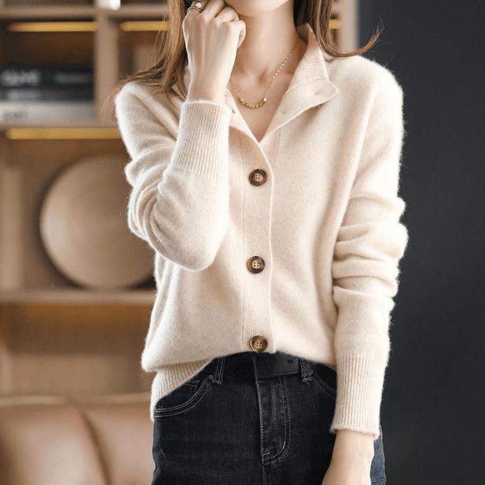 Casilda | Women's Button Down Long Sleeve Cardigan - Image 2