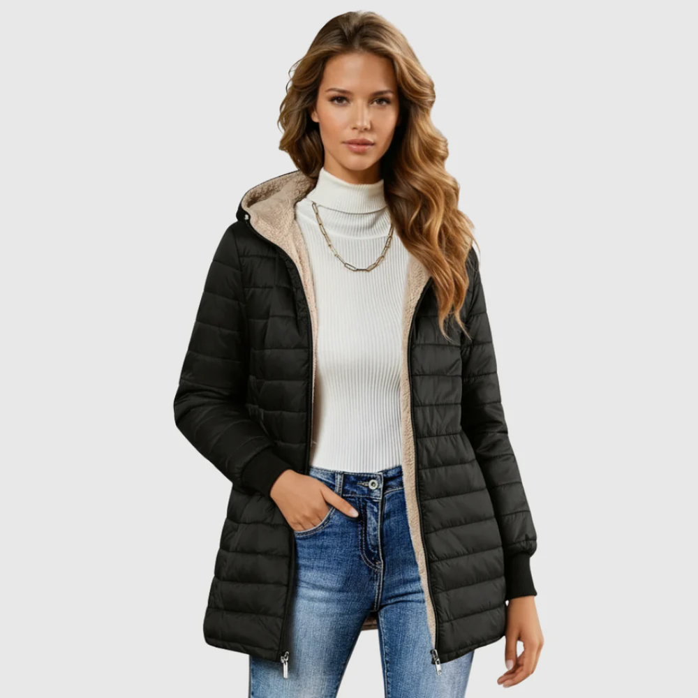 Celestria | Women's Hooded Puffer Coat - Image 2