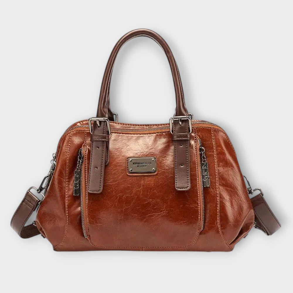 Corinne | Women's Brown Shoulder Handbag - Image 2