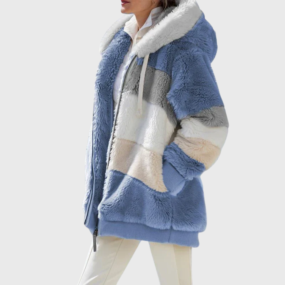 Daphne | Women's Colorblock Winter Jacket - Image 1