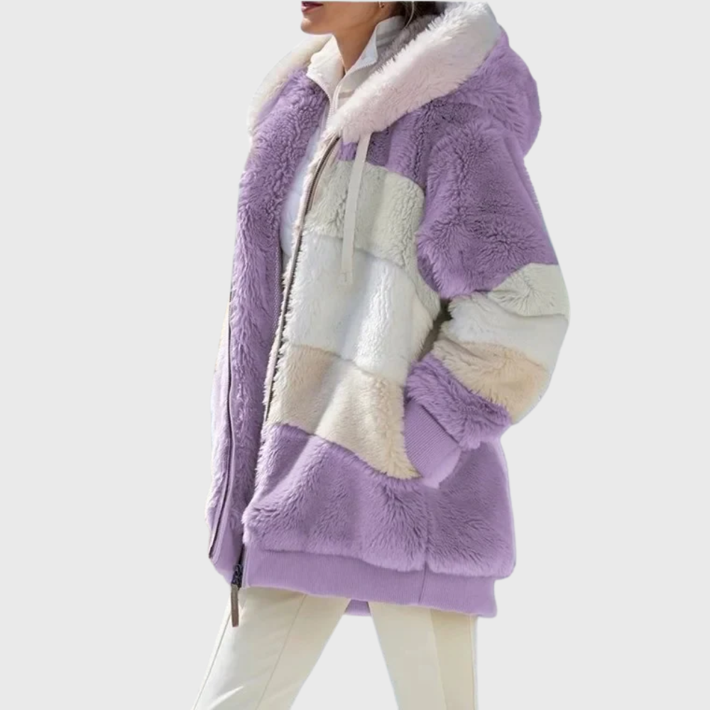 Daphne | Women's Colorblock Winter Jacket - Image 2