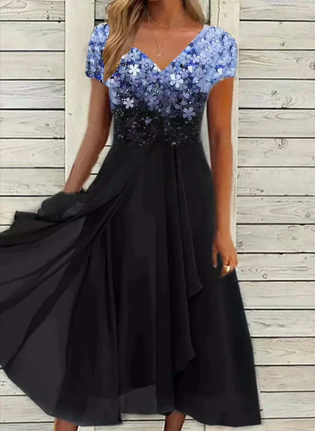 Dawnora | Women's Christmas Party Midi Dress - Image 1