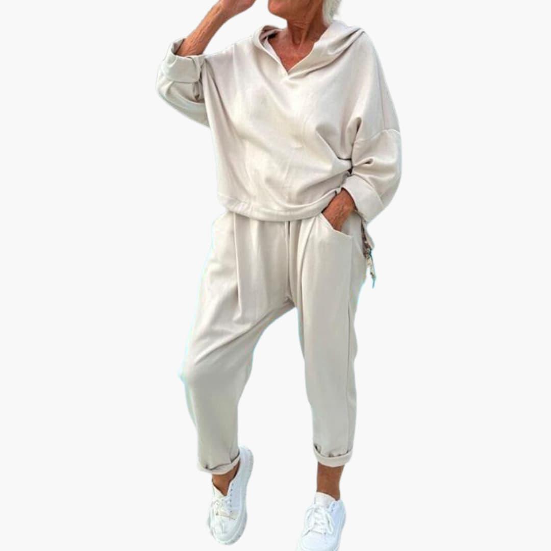 Delvara | Women's Hooded Tracksuit Lounge Set - Image 1