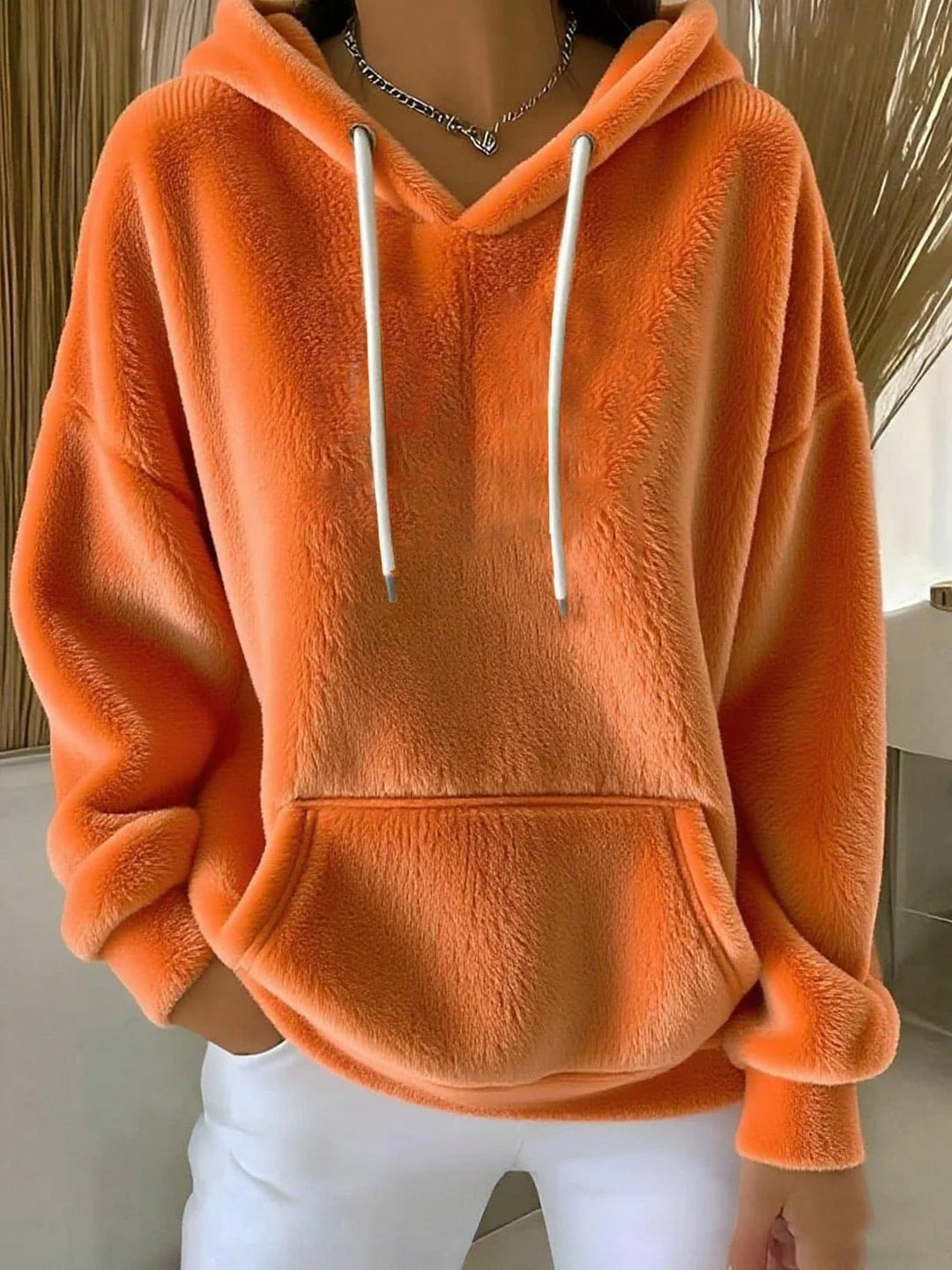 Evangelia | Women's Hooded Long Sleeve Pullover - Image 1