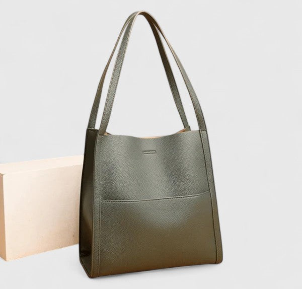 Evangeline | Women's Minimalist Structured Shoulder Bag - Image 1