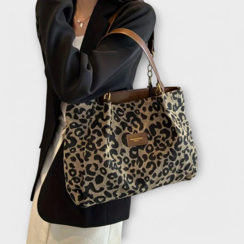 Evanthe | Women's Leopard Print Shoulder Bag - Image 2