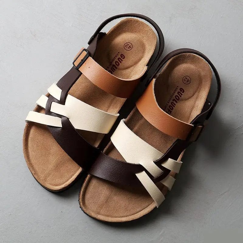 Fallon | Women's Strappy Flat Sandals - Image 2