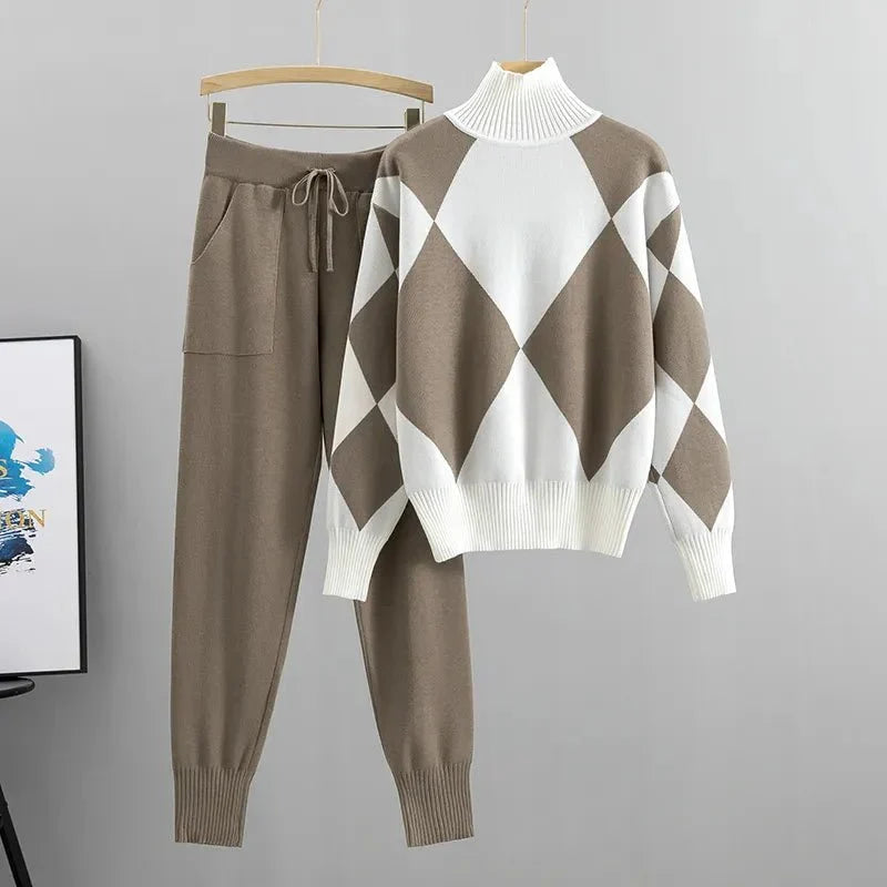 Fenella | Women's Knitted Co-ord Lounge Set - Image 1