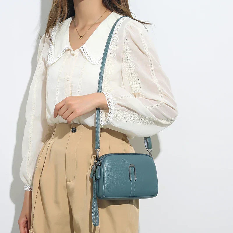 Finola | Women's Crossbody Shoulder Bag with Zip Closure - Image 2
