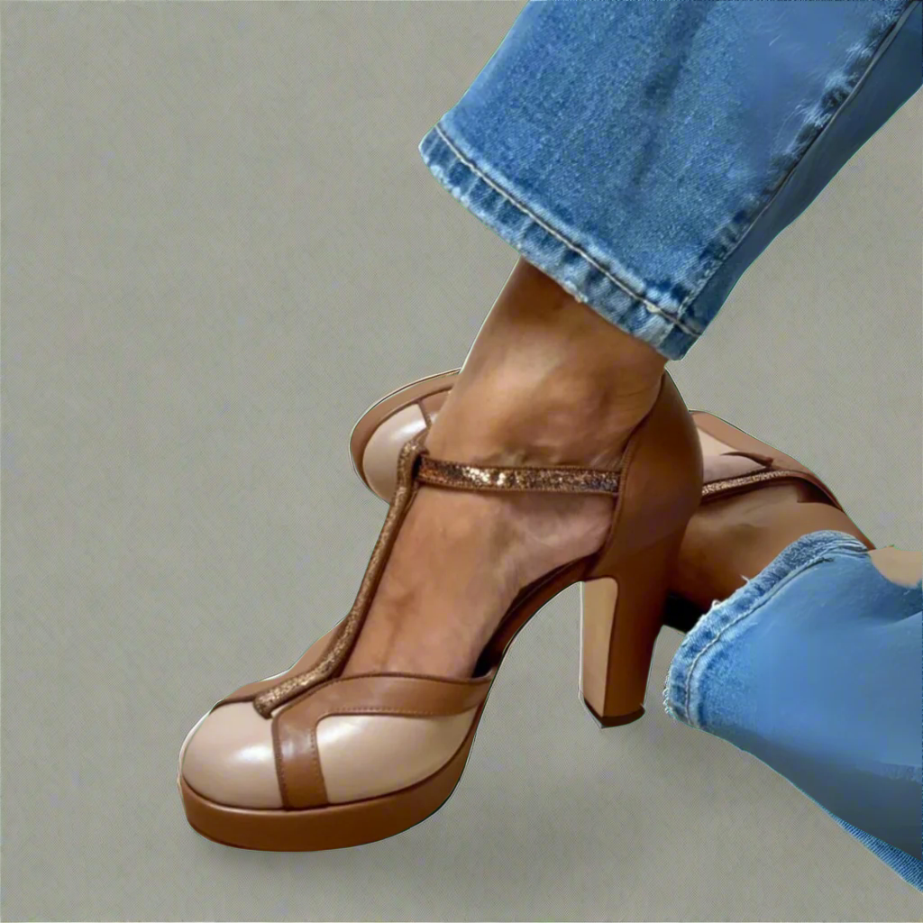 Florencia | Women's Platform Block Heel Sandals - Image 1