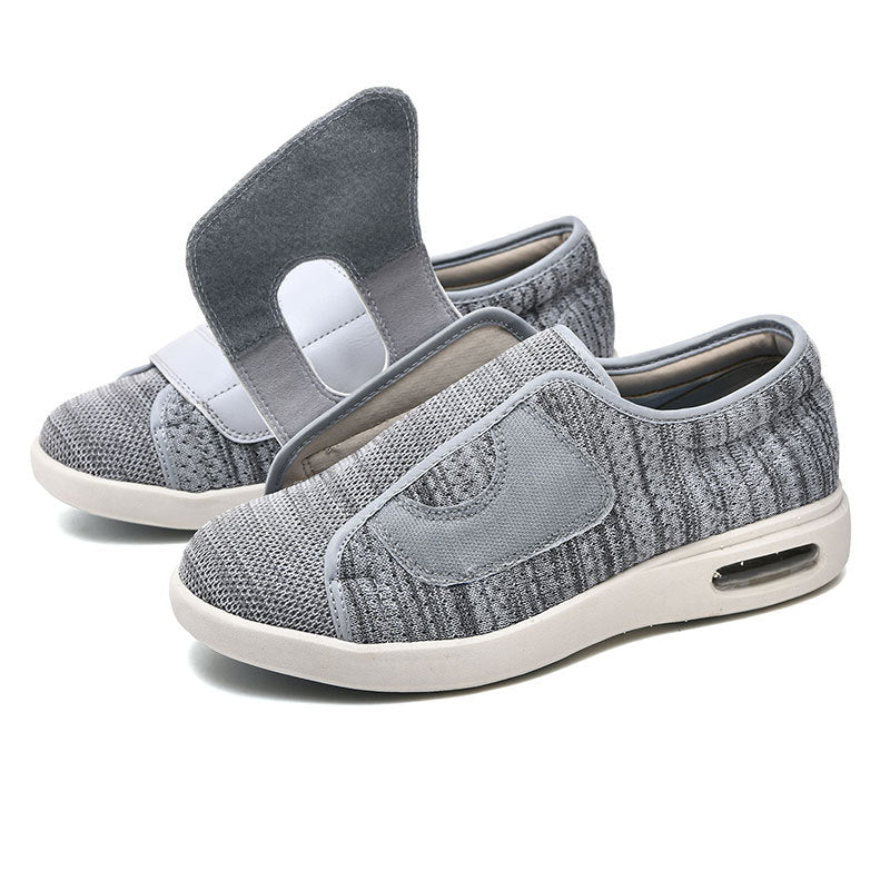 Freya | Women's Extra Wide Orthopedic Walking Shoes - Grey - Image 1