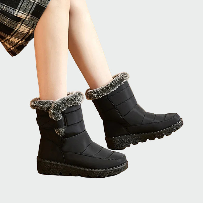 Gelvaine | Women's Waterproof Winter Snow Boots - Navy - Image 2