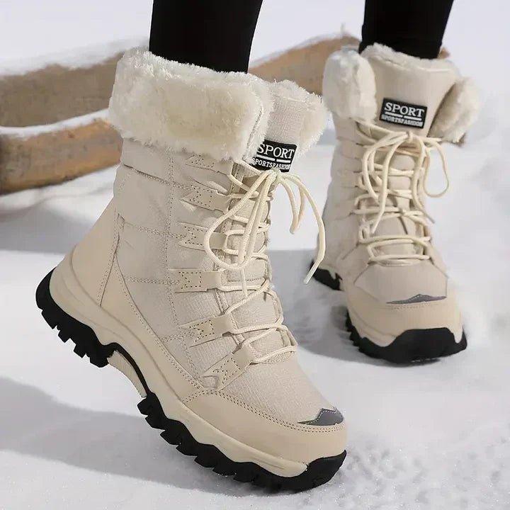 Halvick | Women's Waterproof Snow Boots Faux Fur - Image 1