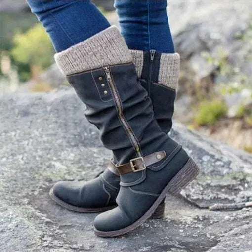 Imogen | Women's Side Zipper Ankle Boots - Image 1