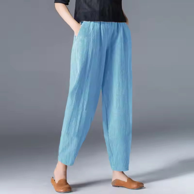 Jocelyn | Women's Wide Leg Relaxed Fit Pants - Image 2