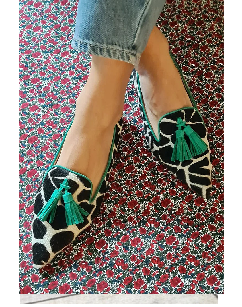 Junora | Women's Pointed Toe Tassel Loafer - Image 1