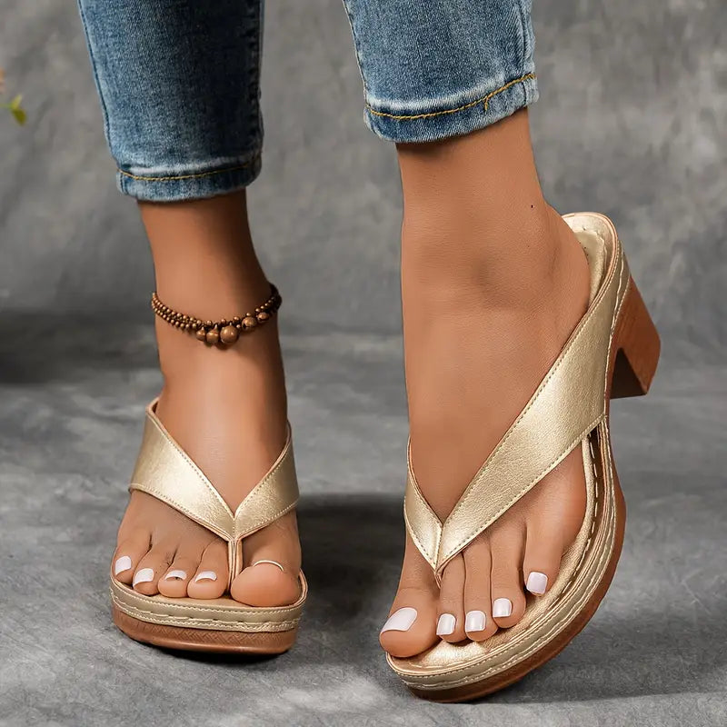 Kaia | Women's Comfortable Platform Sandals - Image 1