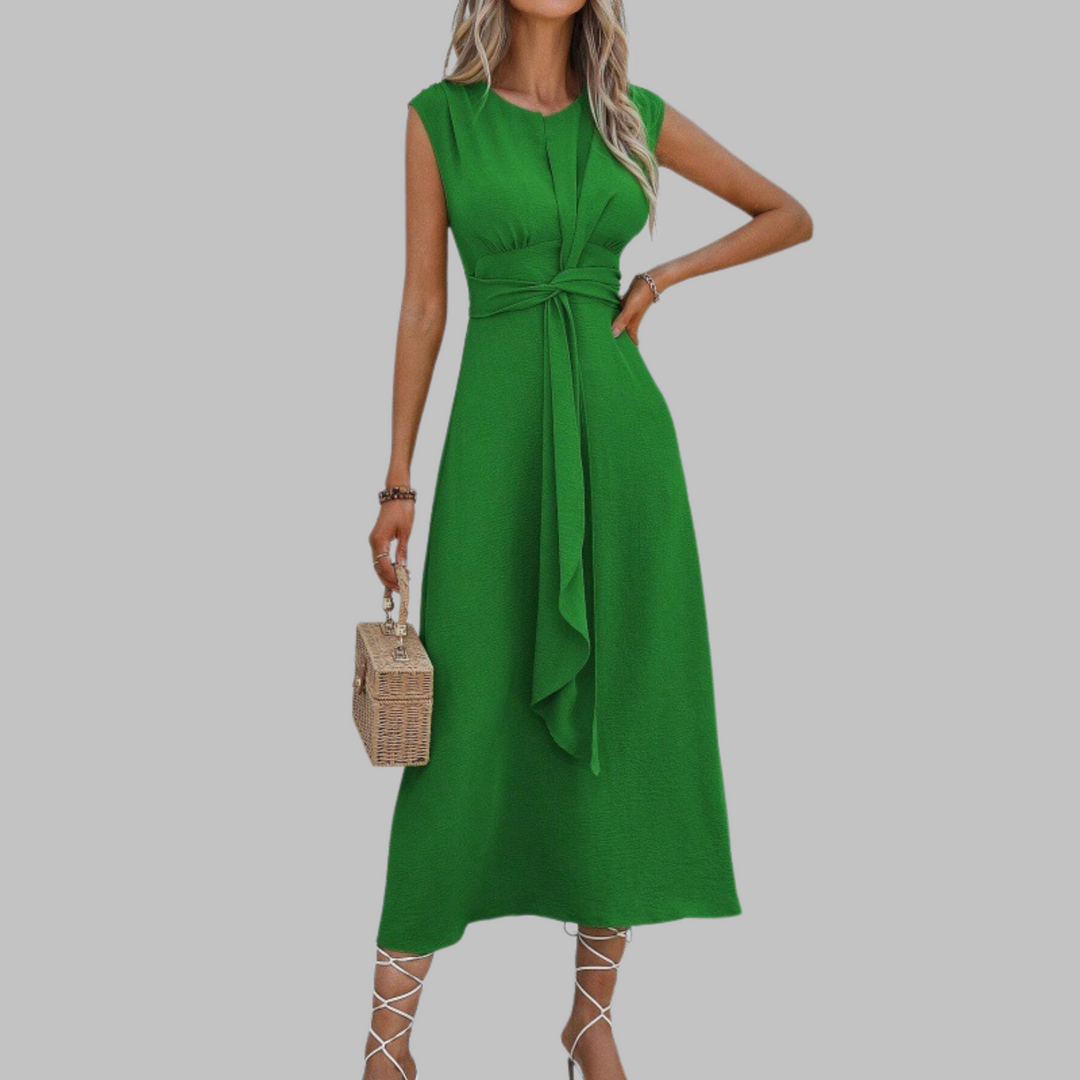 Kendra | Women's Sleeveless Round Neck Maxi Dress - Image 1