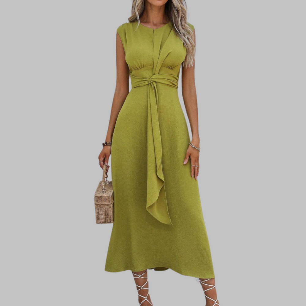 Kendra | Women's Sleeveless Round Neck Maxi Dress - Image 2