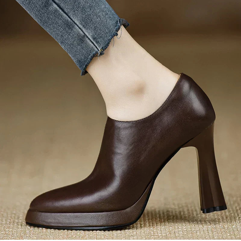 Lilliana | Women's Block Heel Ankle Boots Side Zip - Image 2