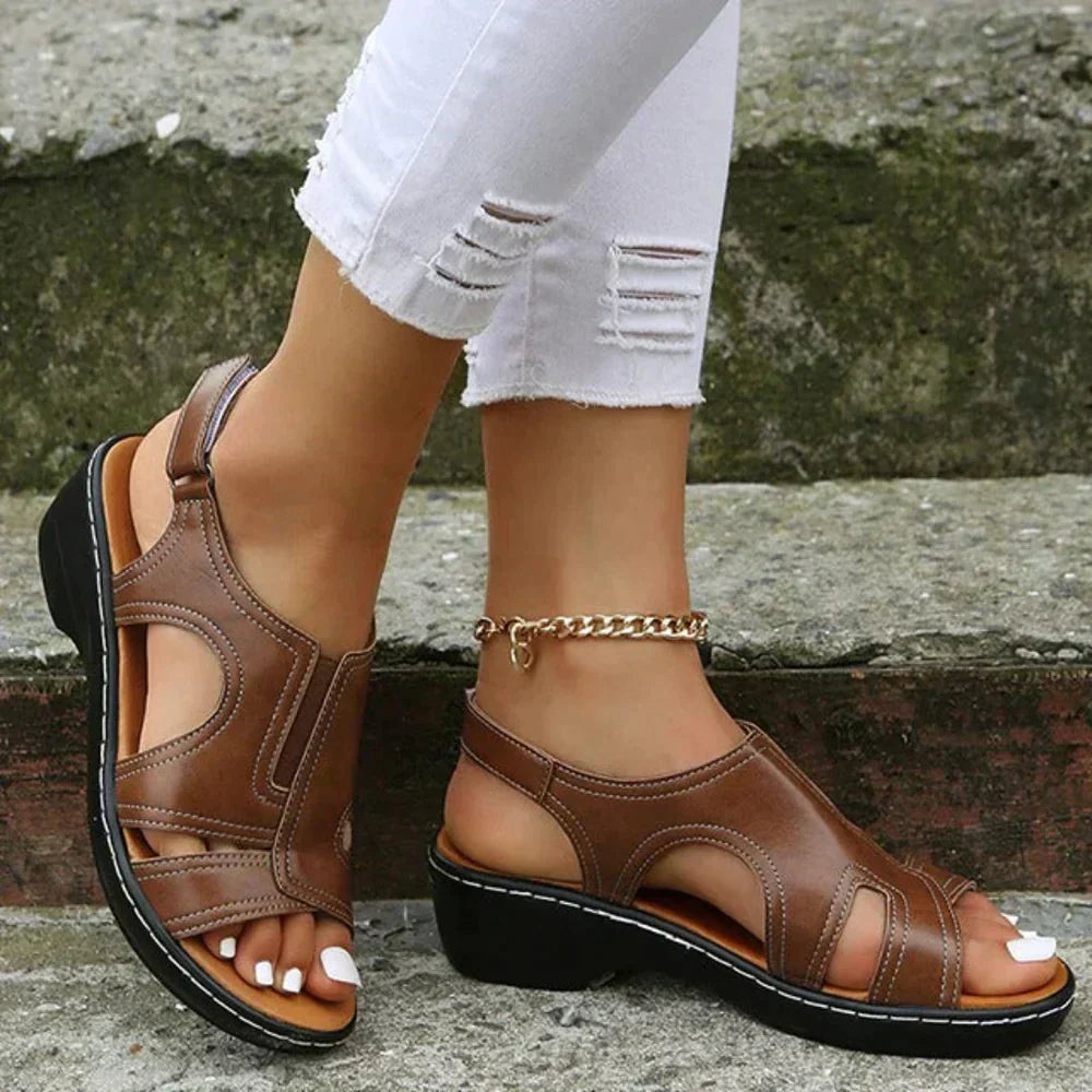 Lucinda | Women's Platform Strappy Sandals - Image 1