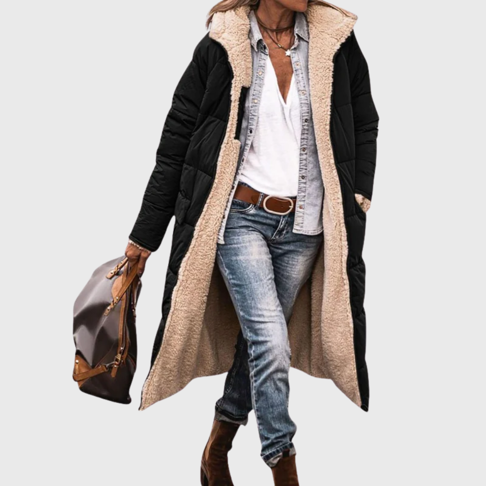 Lucinda | Women's Reversible Hooded Puffer Coat - Image 1