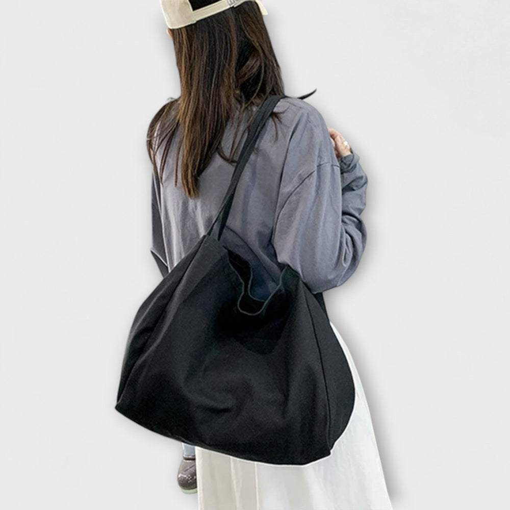 Lucinda | Women's Structured Black Shoulder Bag - Image 2