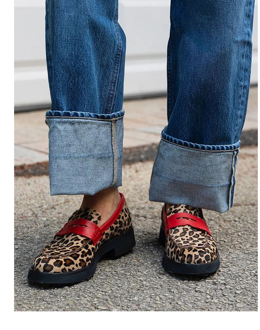 Lysandra | Women's Leopard Print Loafers - Image 1