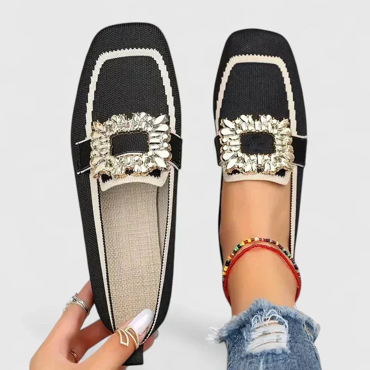 Lysithea | Women's Slip-On Buckle Loafers - Image 2