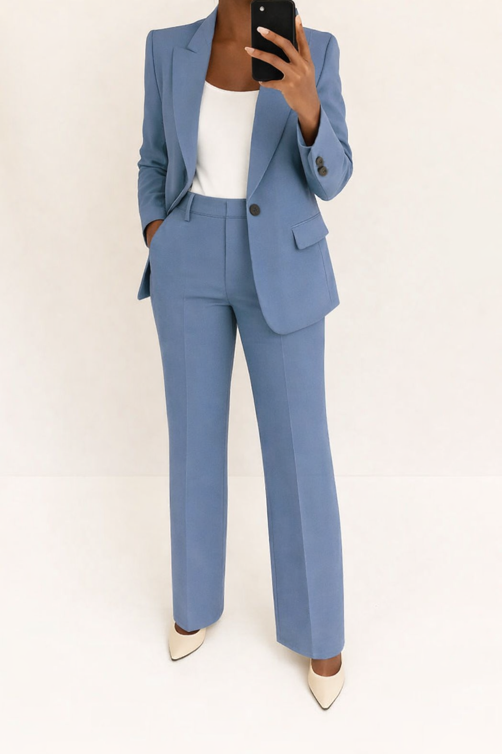 Marguerite | Women's Wide Leg Blazer Suit Set - Image 1