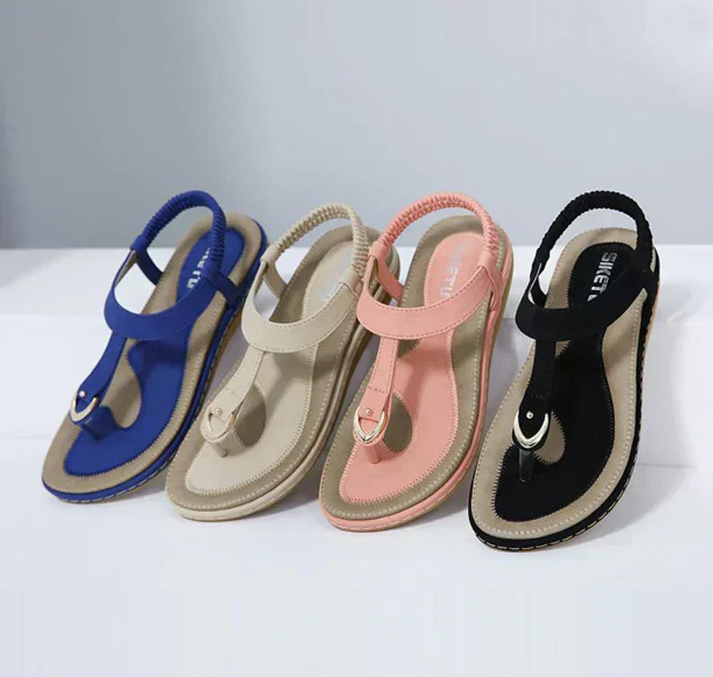 Marlowe | Women's Arch Support Flat Sandals - Image 1