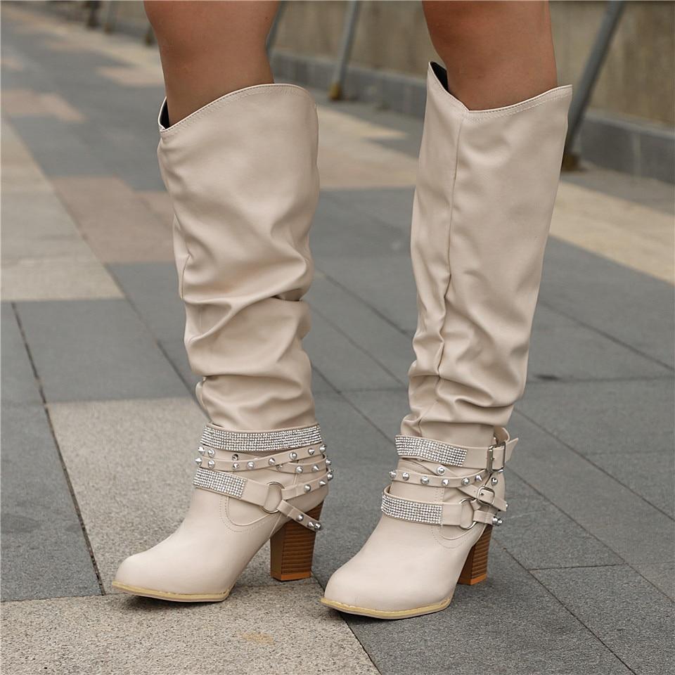 Marlowe | Women's Knee High Block Heel Boots - Image 2