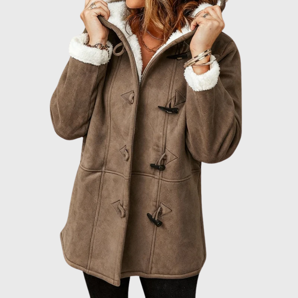 Matilda | Women's Hooded Toggle Duffle Coat - Image 1
