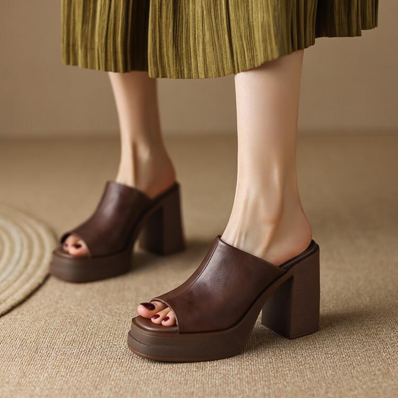 Minerva | Women's Block Heel Platform Sandals - Image 2