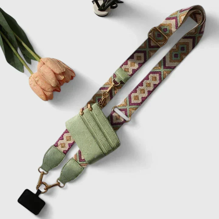 Miralice | Women's Crossbody Phone Bag with Card Wallet - Image 2