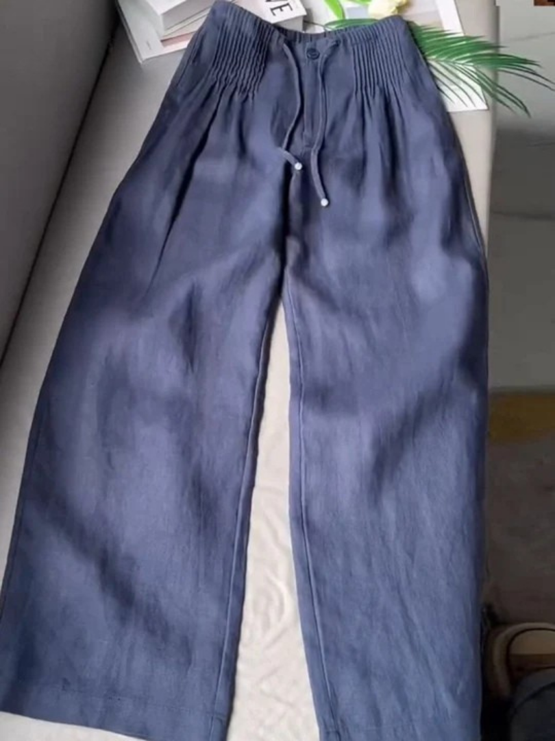 Nessa | Women's Wide Leg Drawstring Pants - Image 1
