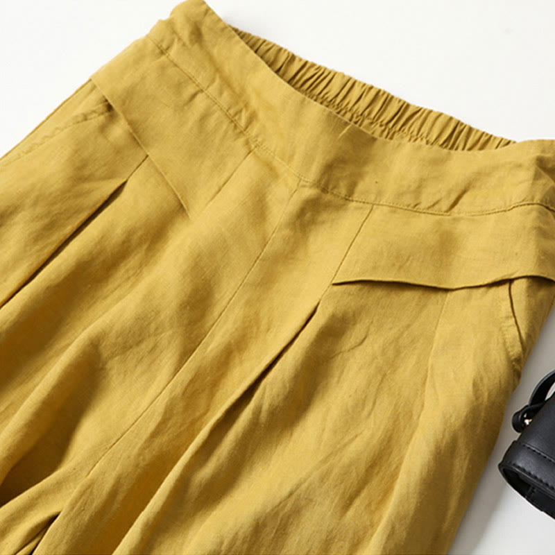 Odessa | Women's Wide Leg High Waisted Pants - Image 2