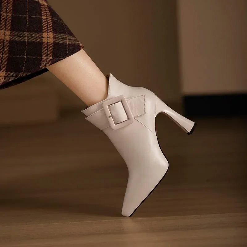 Odette | Women's Buckle Ankle Boots - Image 1