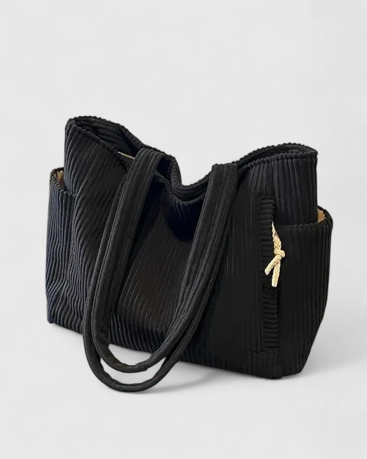 Olympia | Women's Textured Shoulder Tote Bag - Image 1