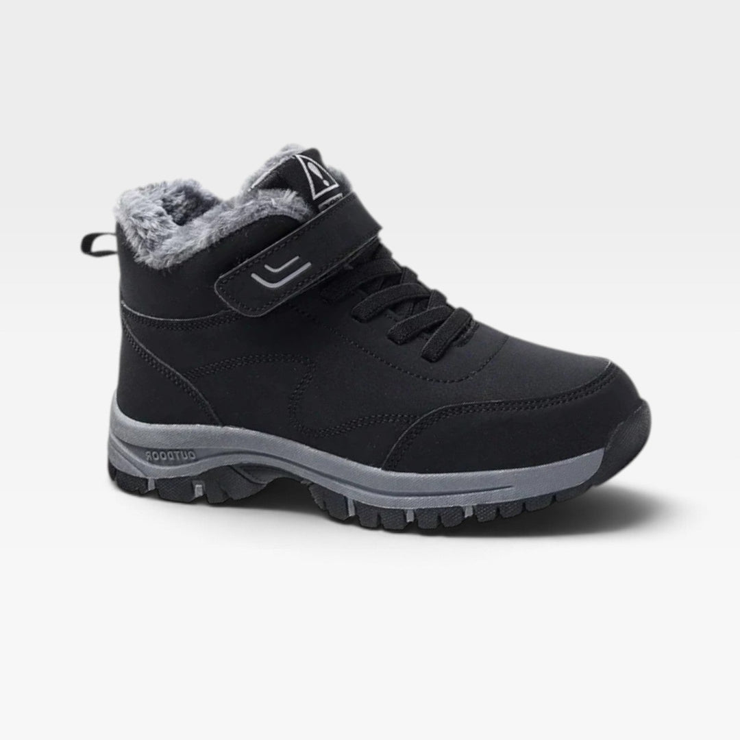 Orinthia | Women's Fur Lined Winter Snow Boots - Black - Image 1
