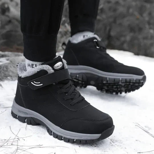 Orinthia | Women's Fur Lined Winter Snow Boots - Black - Image 2