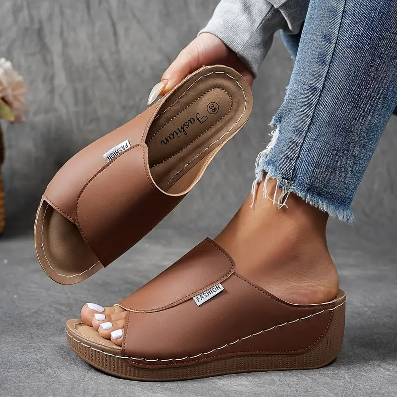 Orla | Women's Platform Slide Sandals - Image 2
