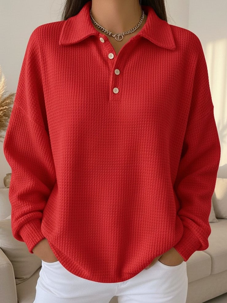 Pandora | Women's Collared Long Sleeve Sweater - Image 1